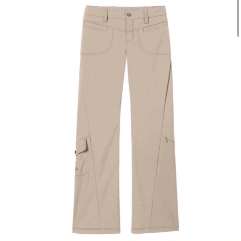 Athleta Khaki Dipper Utility Cargo Pants size 12 Tall